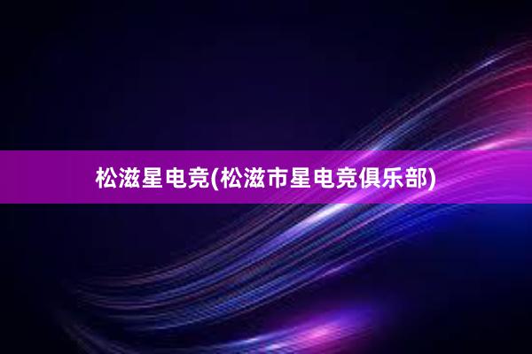 松滋星电竞(松滋市星电竞俱乐部)