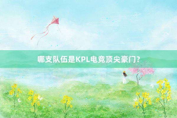 哪支队伍是KPL电竞顶尖豪门？