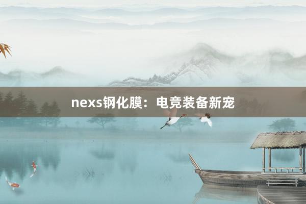 nexs钢化膜：电竞装备新宠